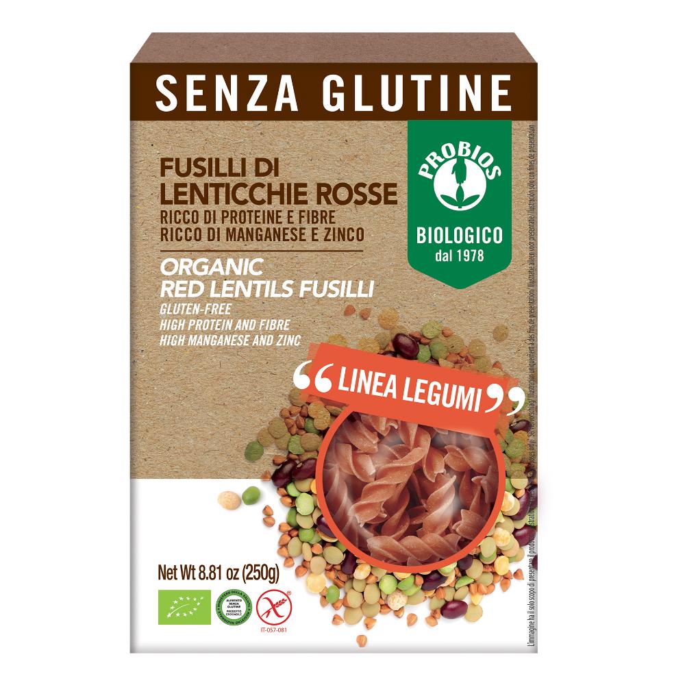 Probios Fusilli 100% Lenticchie Rosse 250 g — confronto prezzi