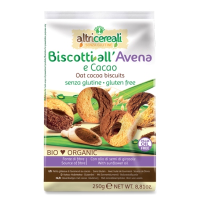 Probios Altricereali - Biscotti Probios all'avena e cacao biologici e senza glutine, 250 g — confronto prezzi