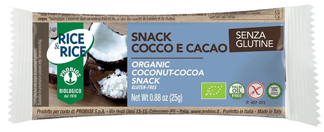 Rice&rice snack cocco cacao 25 g — confronto prezzi