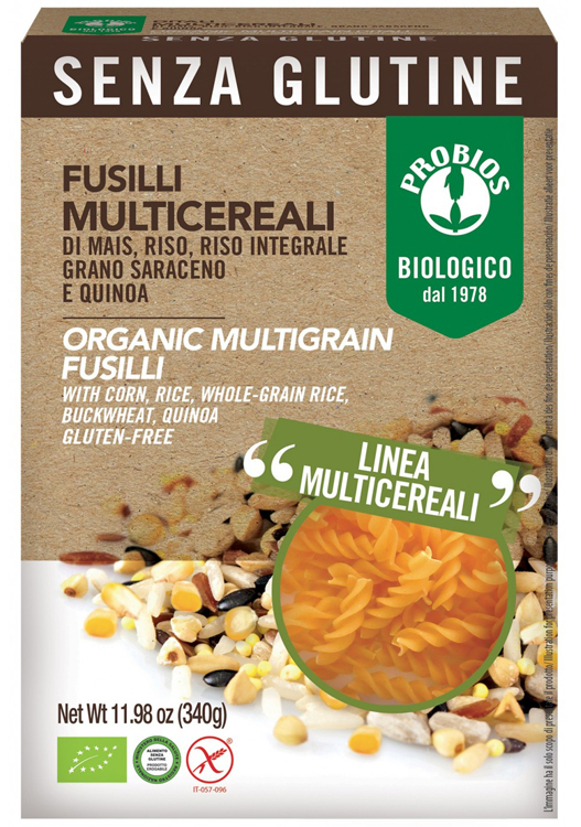 Fusilli multicereali senza glutine - Probios 340 g — confronto prezzi