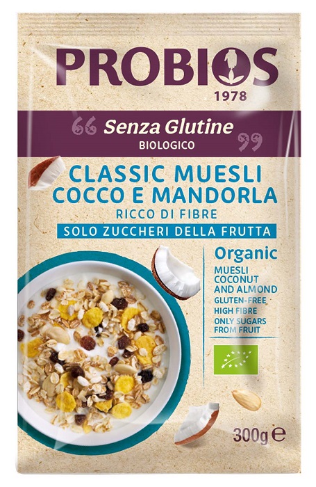 Probios classic muesli cocco e mandorla 300 g — confronto prezzi