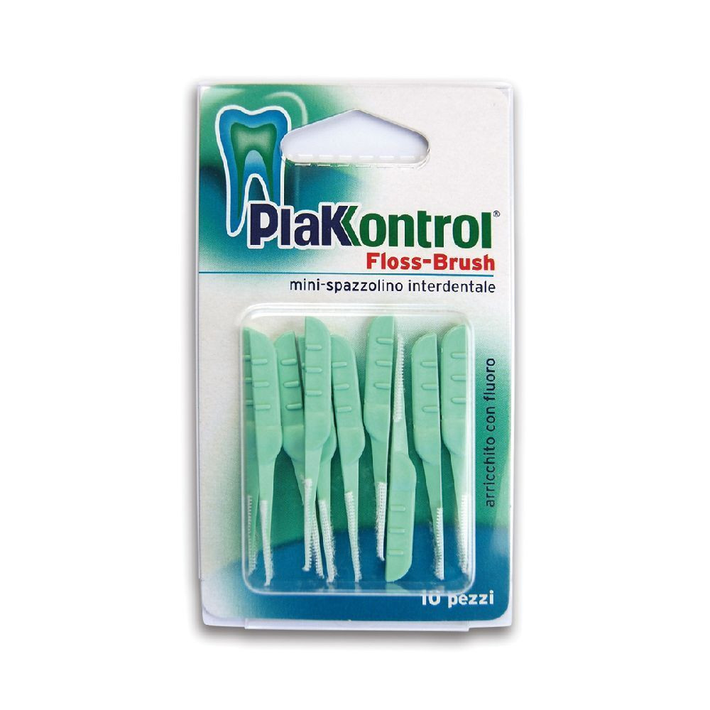Plakkontrol Flossbrush Spazzolini Interdentali 10 pz Spazzolino da denti — confronto prezzi