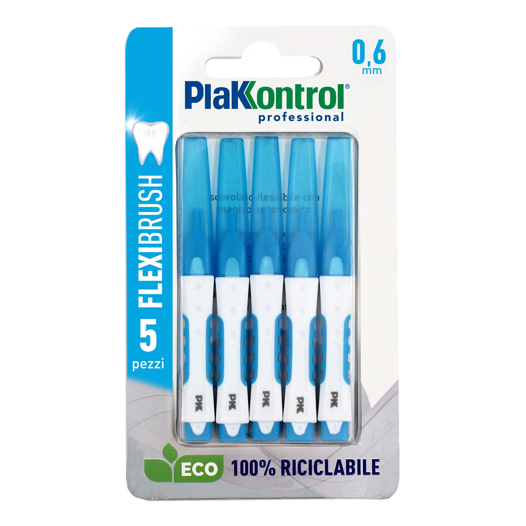 Plakkontrol Scov Flexi Brush06 5 pz Spazzolino da denti