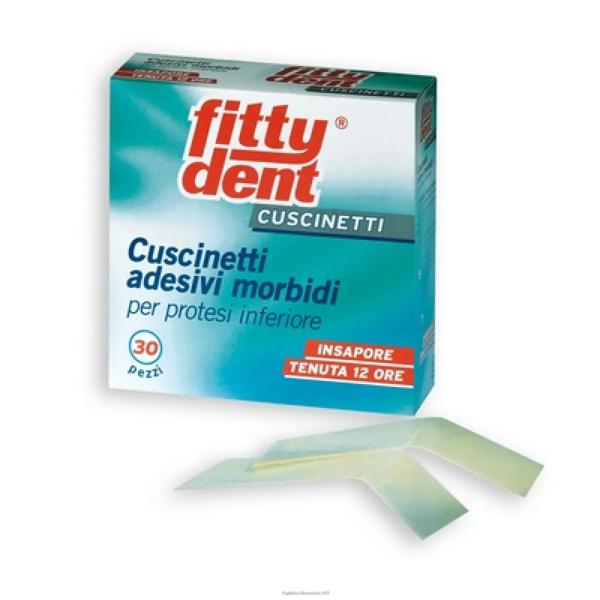 Fittydent Cuscinetti Adesivi Morbidi per Protesi Inferiore Tenuta 12 Ore 30 Pezzi — confronto prezzi