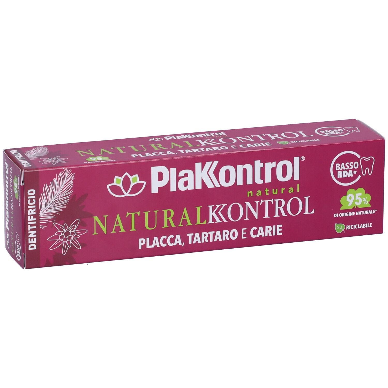 Plakkontrol Natural Kontrol Dentifricio 75 ml