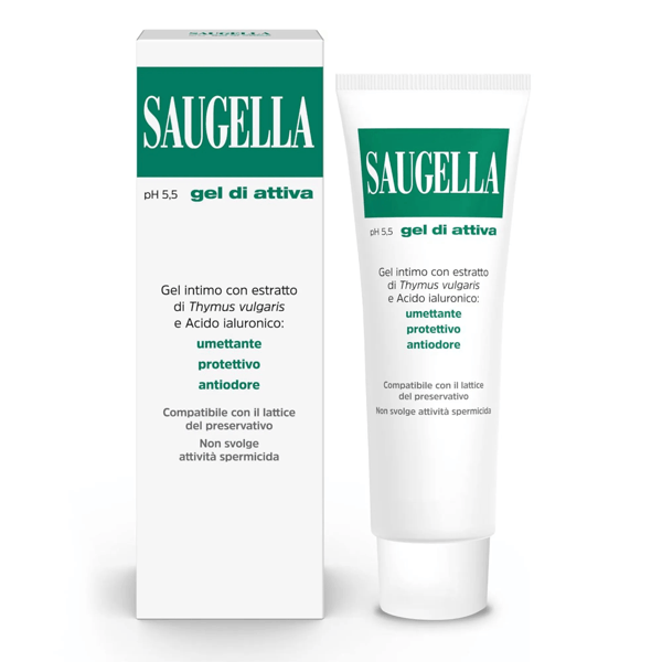 Saugella Gel di Attiva Lubrificante Intimo pH 5.5 Flacone 30 ml
