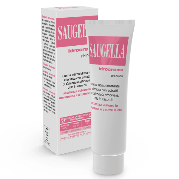 Saugella Idrocrema Intima Idratante Lenitiva 30 ml