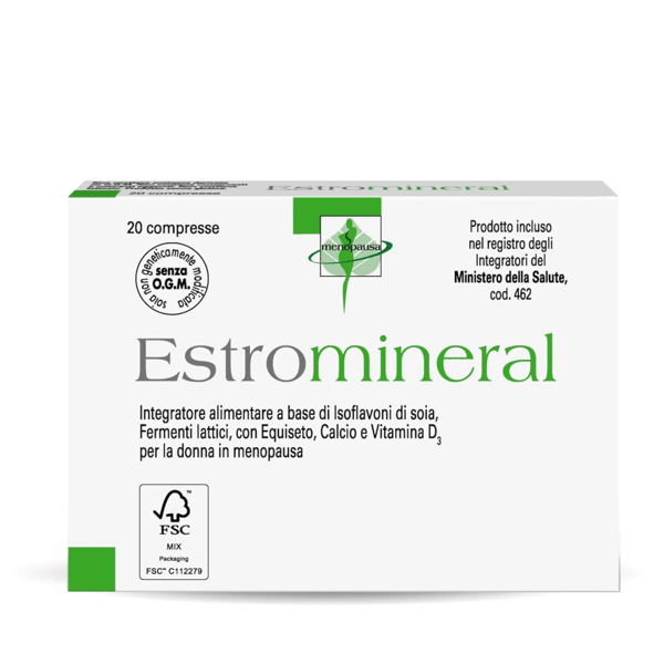 Estromineral Integratore Con Fermenti Lattici Per La Menopausa 20 Compresse — confronto prezzi