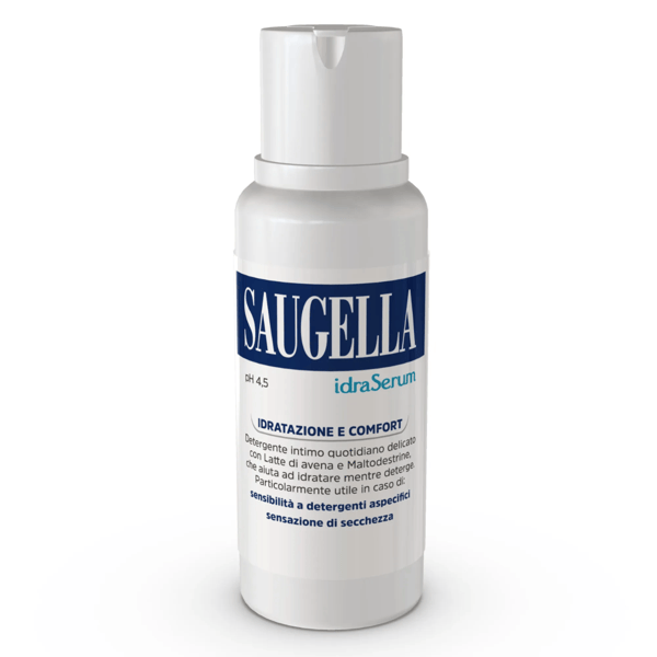 Saugella IdraSerum Detergente Intimo Emolliente Idratante 200 ml