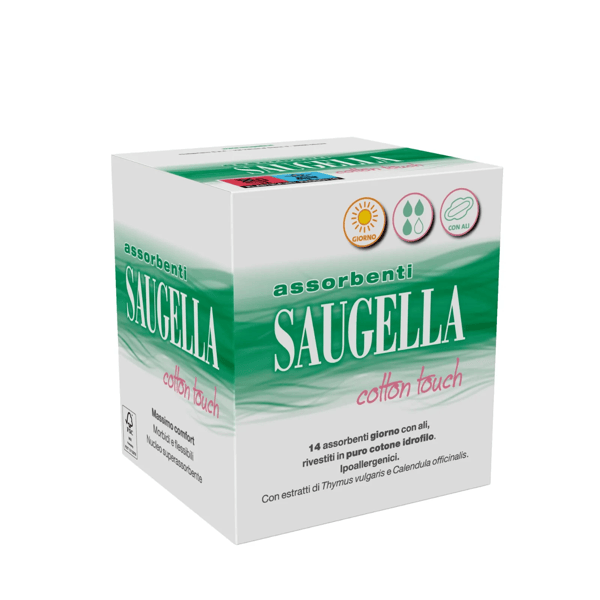 Saugella Cotton Touch Giorno PROMO 14 Assorbenti Con Ali