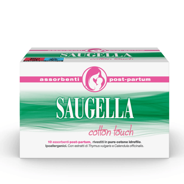Saugella Cotton Touch Assorbente Post Parto 10 Pezzi