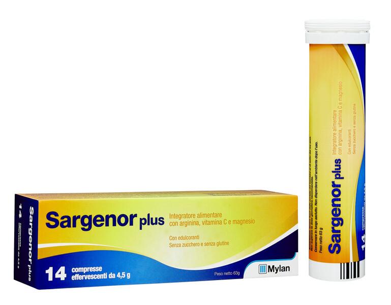 Sargenor Plus Integratore Arginina e Vitamina C 14 Compresse Effervescenti — confronto prezzi