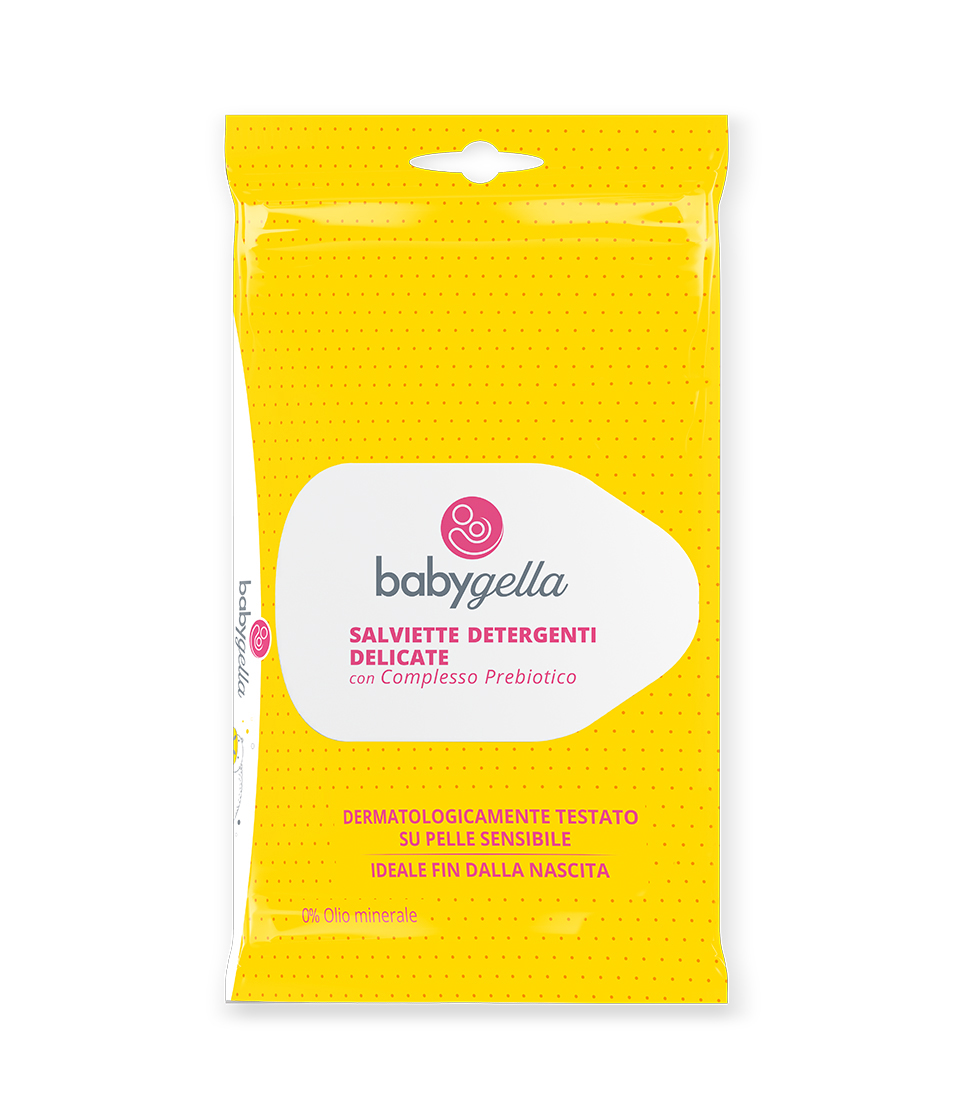 Babygella Salviettine Detergenti Delicate con Complesso Prebiotico 1 pz Salviette