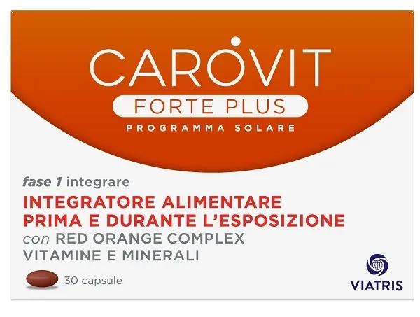 Carovit Forte Plus Integratore Abbronzatura 30 Capsule