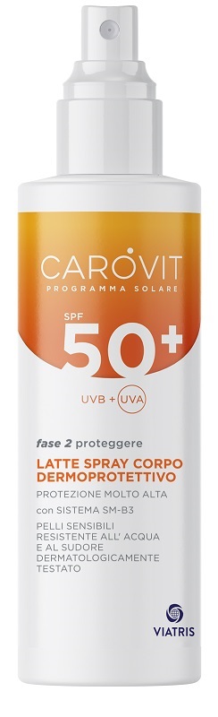 CAROVIT Latte Spray Corpo Dermoprotettivo SPF 50+ 200 ml