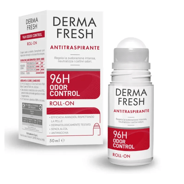 Dermafresh 96H Odor Control Roll On 50 ml Antiodore e Anti-Macchie — confronto prezzi