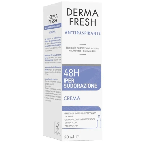 Dermafresh 48H Deodorante Crema 150 ml per Ipersudorazione Antitranspirante per Ascelle — confronto prezzi
