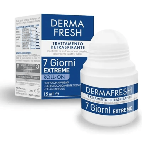 Dermafresh 7 Giorni 15 ml Extreme Deodorante Roll On Max Protezione