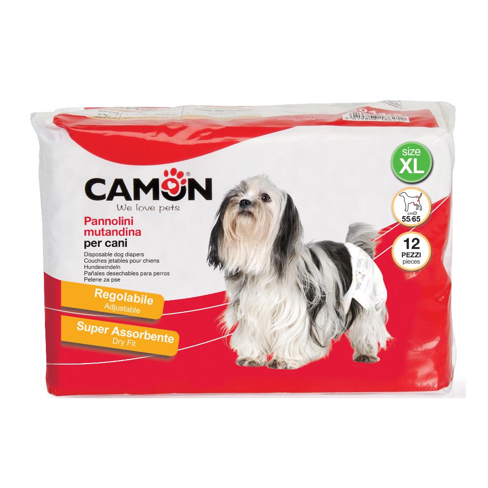 CAMON CANE PANNOLINI MUTANDINA TG. "XL" 55/65 CM CF. (12 PZ)