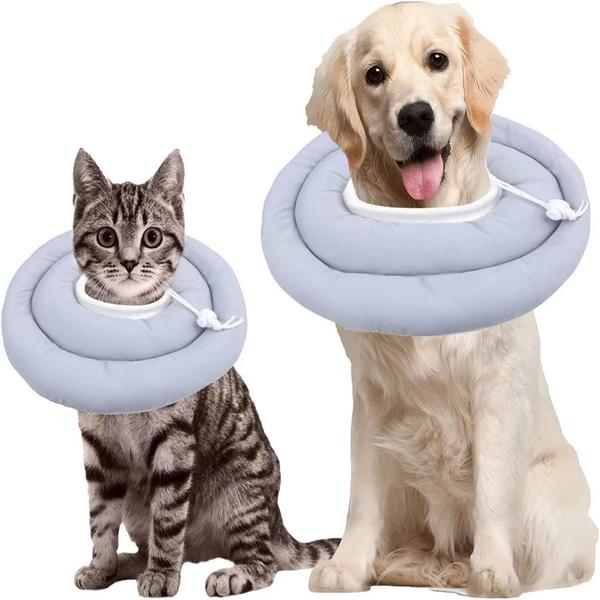 Camon collare per cani blu cobalto - Collare Camon blu per il supporto articolare, 15x370 mm