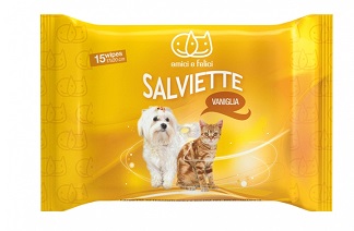 Salviette Pocket Vaniglia 15 pz