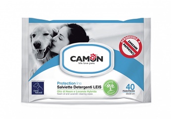Camon Salviette Detergenti Leis 40 Pezzi Olio Di Neem &amp; Lavanda Hybrida