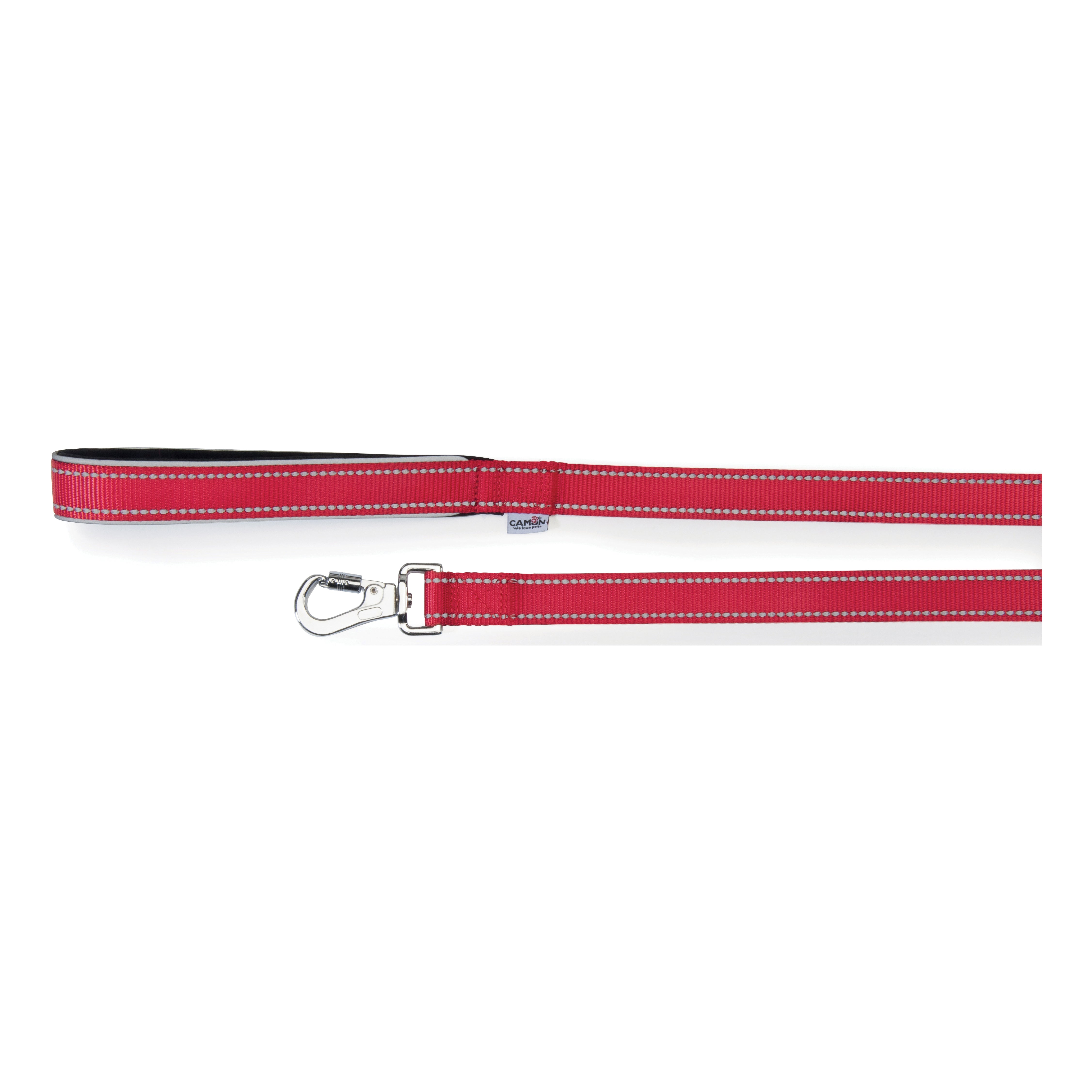 GUINZAGLIO REFLEX ROSSO20X1200