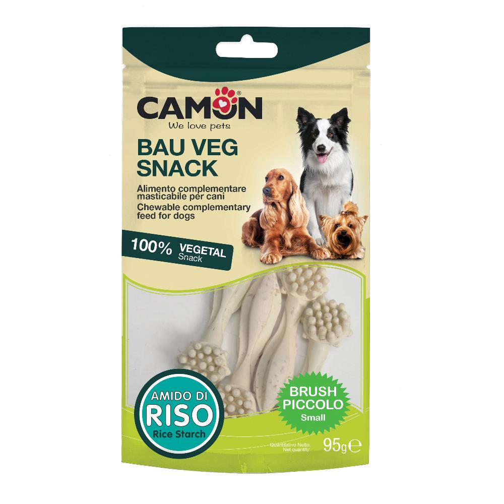 CAMON CANE SNACK BAU VEG BRUSH SMALL AMIDO DI RISO 10PZ 95GR — confronto prezzi