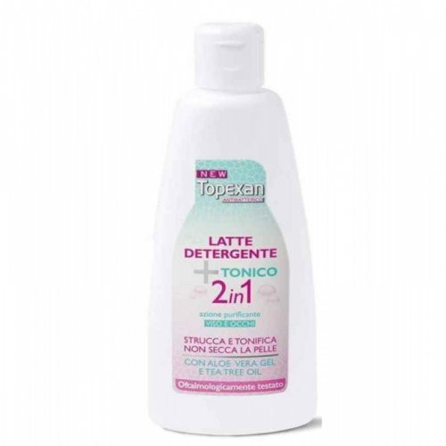 Topexan New Latte Detergente e Tonico 2 in 1 Pelle Grassa e Acneica 200 ml