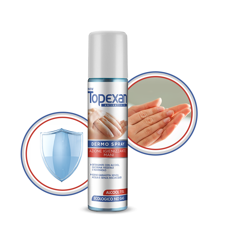 New Topexan Dermo Spray Igienizzante Mani 90 ml — confronto prezzi