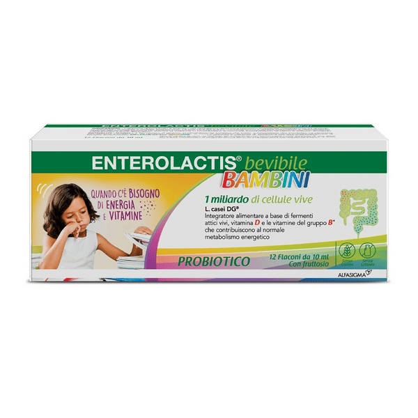 Enterolactis bevibile bambini 12 flaconcini x 10 ml