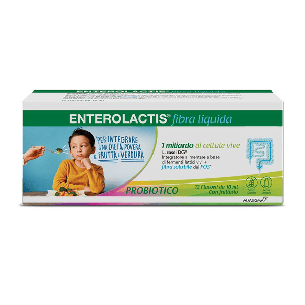 Enterolactis fibra liquida 12 flaconcini x 10 ml — confronto prezzi