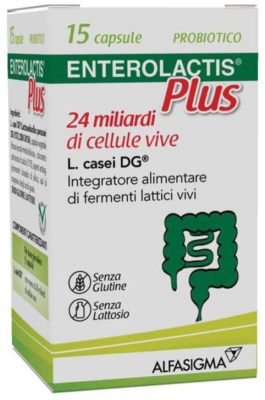 Enterolactis plus 15 capsule — confronto prezzi