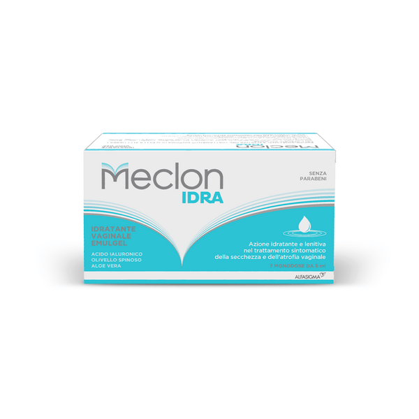 Meclon Idra Emulgel vaginale Idratante 7 Fiale Monodose per il Trattamento delle Infezioni Vaginali