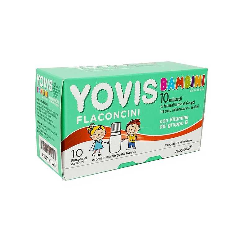 Yovis bambini fragola 10 flaconcini x 10 ml