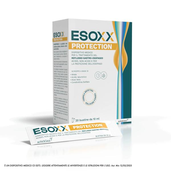Esoxx Protection Dispositivo Medico per Reflusso e Bruciore di Stomaco 20 Bustine
