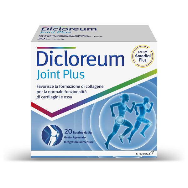 Dicloreum Joint Plus Formazione di Collagene per Cartilagini e Ossa 20 Bustine — confronto prezzi