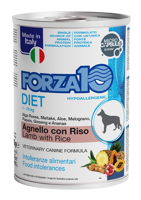Forza 10 Diet Cane Pate' Agnello&amp;Riso 400 Gr