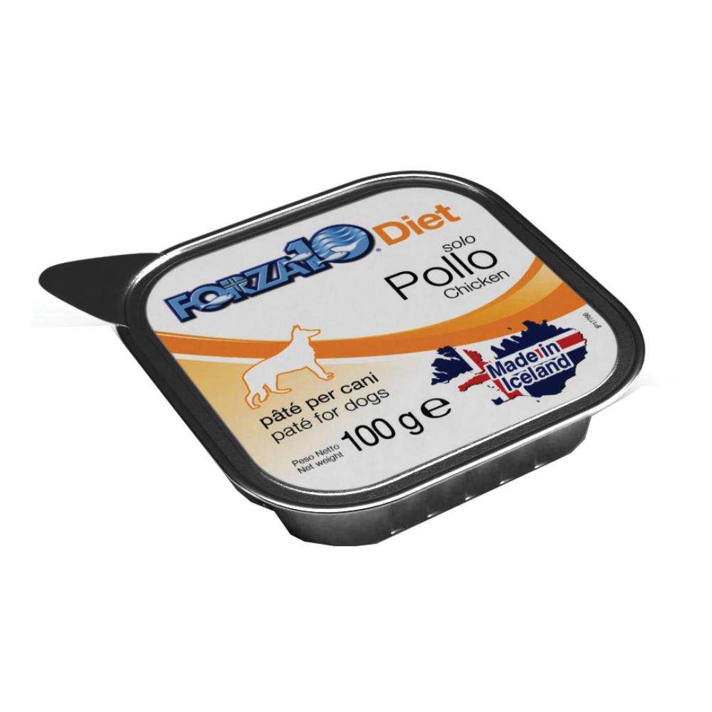 FORZA10 CANE DIET PATE' SOLO POLLO 100GR (vaschetta) — confronto prezzi