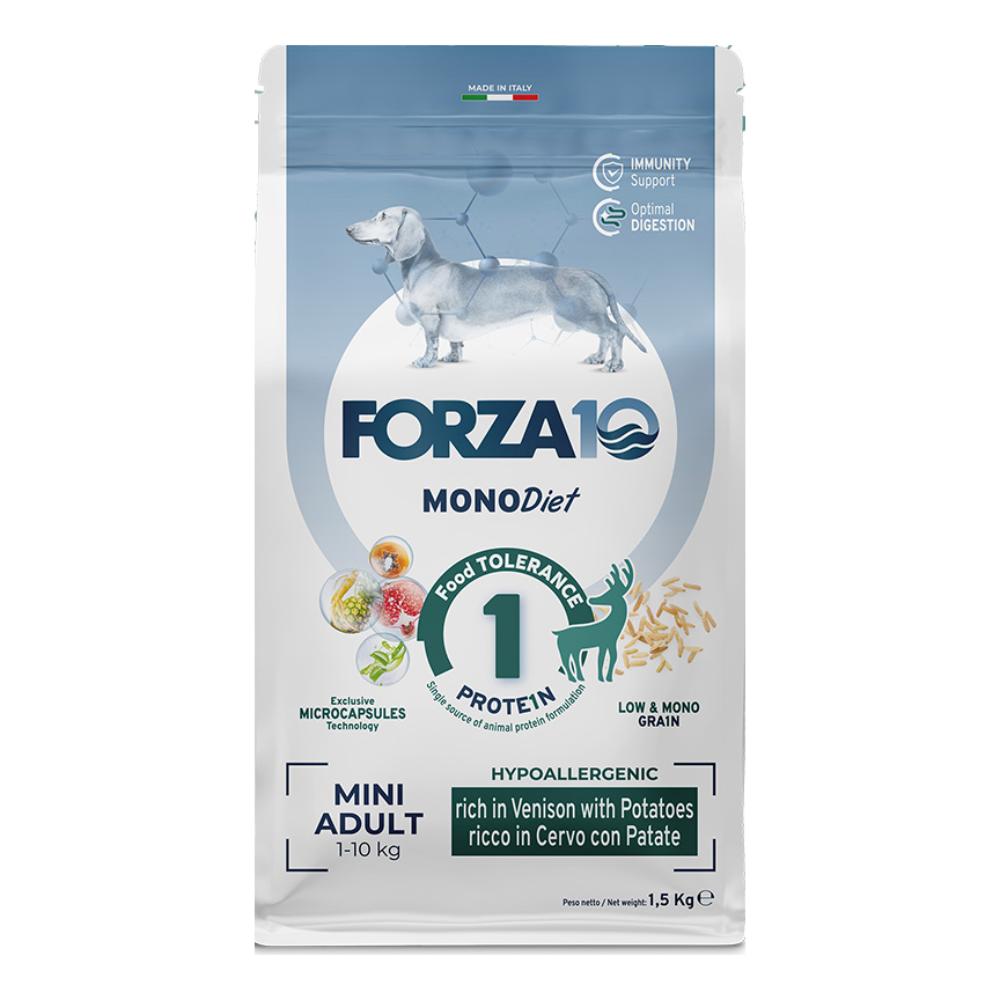 FORZA10 CANE DIET HYPOALLERGENIC MINI ADULT CERVO PATATE 1,5KG