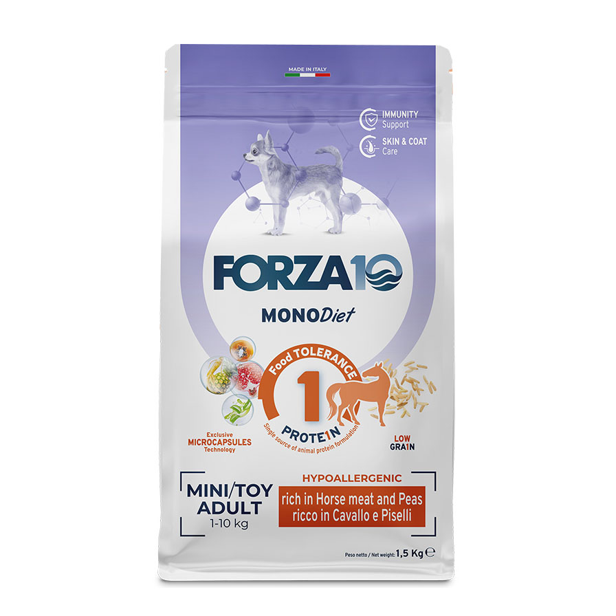 Forza 10 mini e toy diet cavallo piselli 1,5 kg