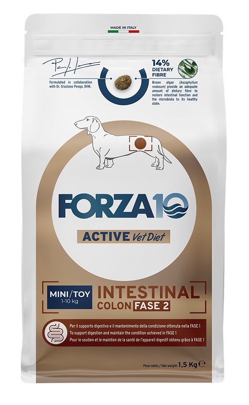 Forza 10 active intestinal colon fase ii dogmi&amp;t adult pesce dry 1,5 kg