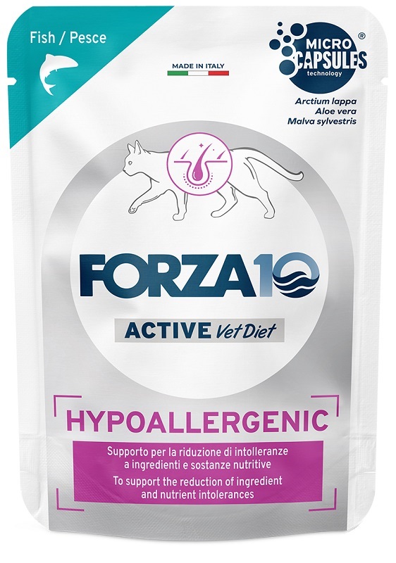 Forza 10 active cat hypoallergenic pesce wet pate' 80 g — confronto prezzi