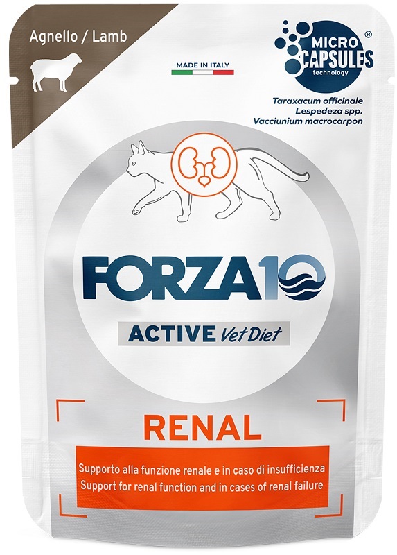 Forza 10 active cat renal agnello wet pate' 80 g