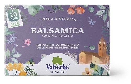 Valverbe Tisana Balsamica Bio - Integratore per il benessere delle vie respiratorie, 20 filtri