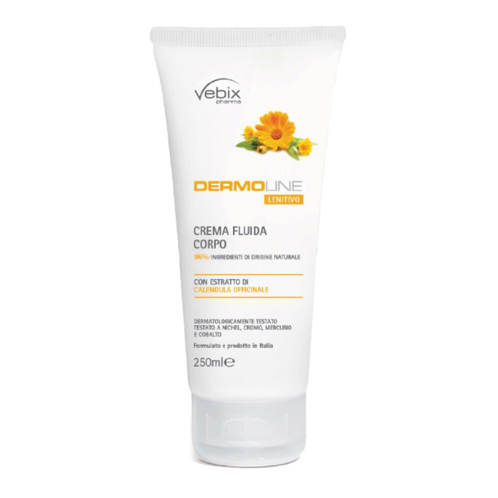 Vebix dermoline crema corpo fluida calendula 250 ml