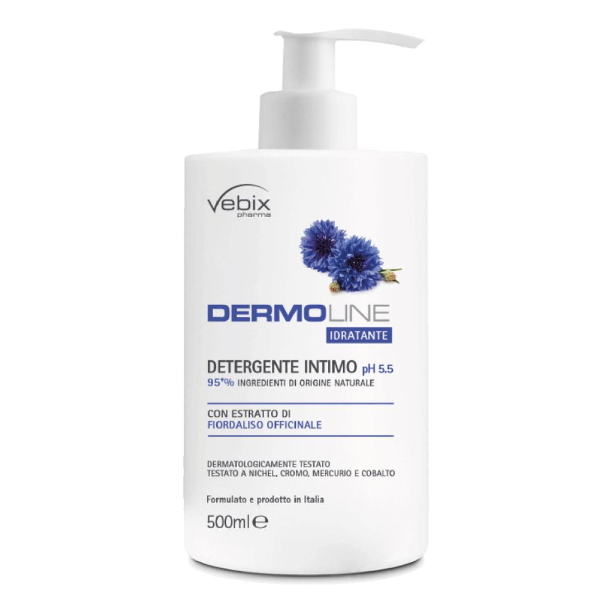Vebix dermoline fiordaliso deterg.intimo 500 ml