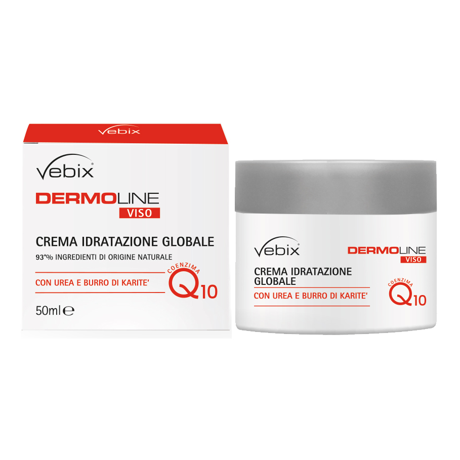 Vebix dermoline crema viso idratazione globale 24h 50 ml