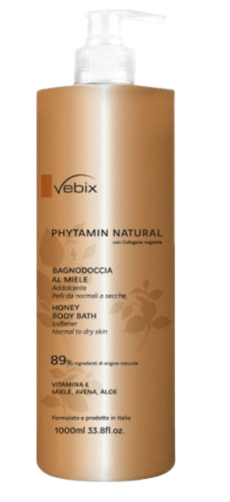 Vebix phytamin natural bagnodoccia al miele 1000 ml