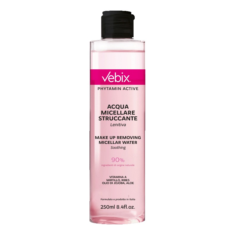 Vebix phytamin active viso acqua micellare lenitiva bifasica 250 ml